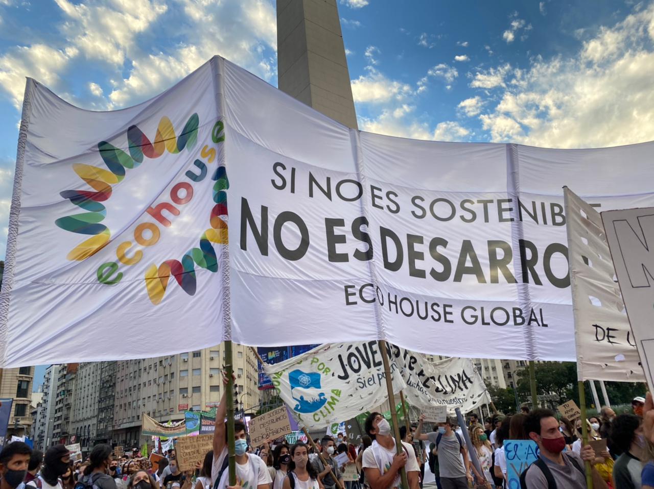 Eco House Global 22M Movilizacion Cambio Climatico Argentina